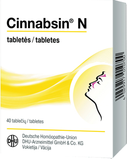 Cinnabsin N  40 tablečių